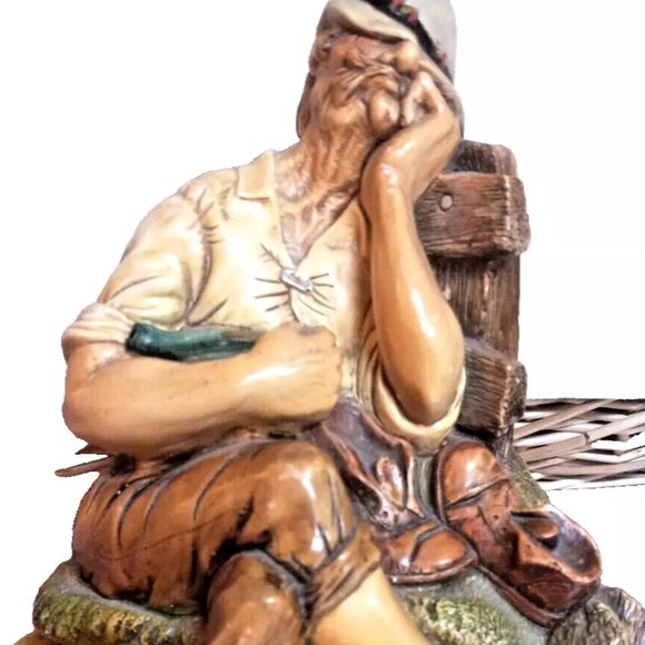 NATURECRAFT FIGURINE THE DREAMER #823 VINTAGE HANDPAINTED 1980 - Picture 1 of 4